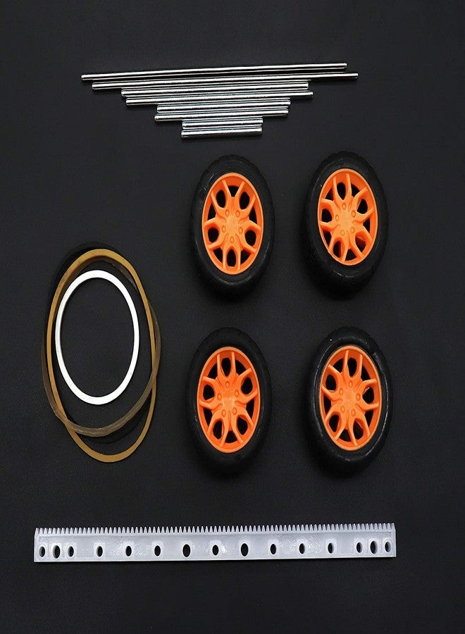 Electronicspices Electronic Spices Combo of 93 Pcs DIY Plastic Gear | Pulley | Fan Propeller Set for RC Toys For Science Projects & Robotics - Image 4